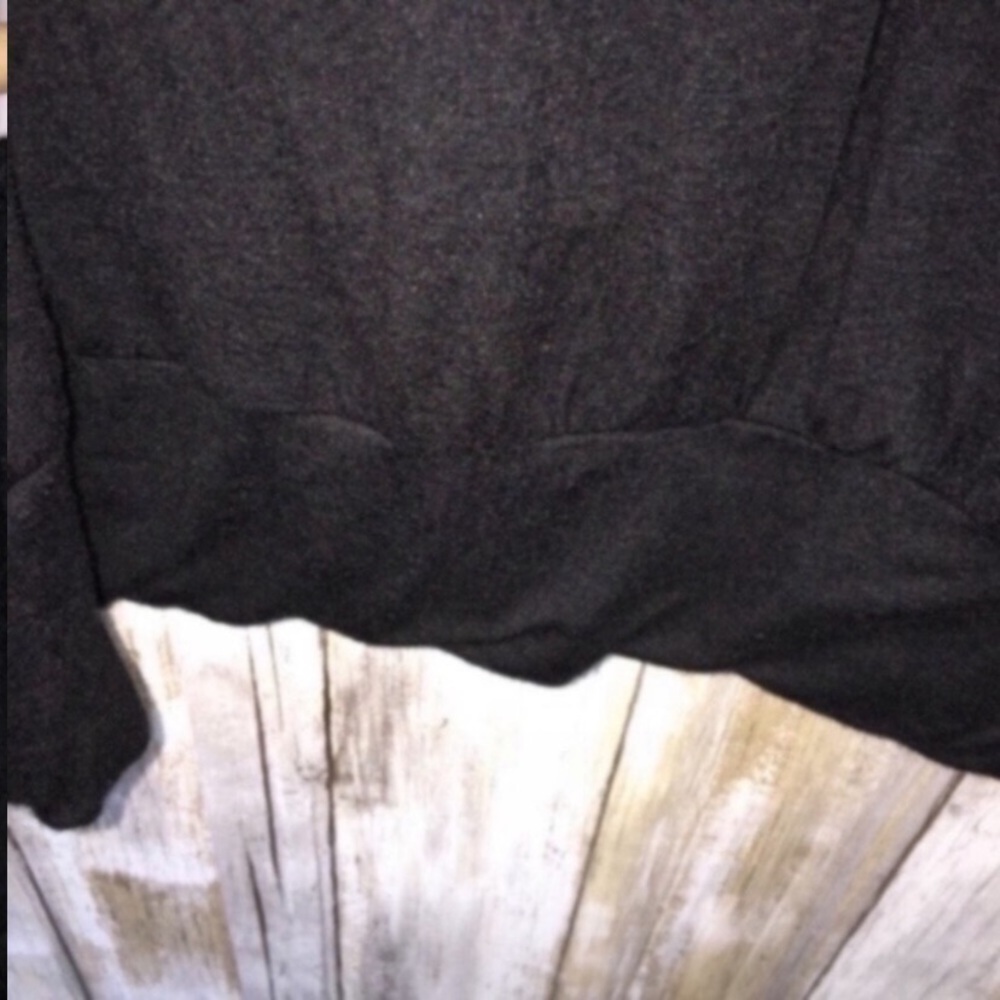 Lane Bryant Black Flowy Blouse - Picture 3 of 4